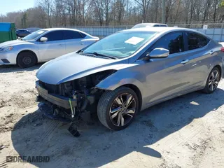2014 Hyundai Elantra SE with VIN KMHDH4AE7EU032788, listed as a IAAI auction lot 41638876 with 135,943 mi miles. Bid and sale history available at carsss.com. Image 6.