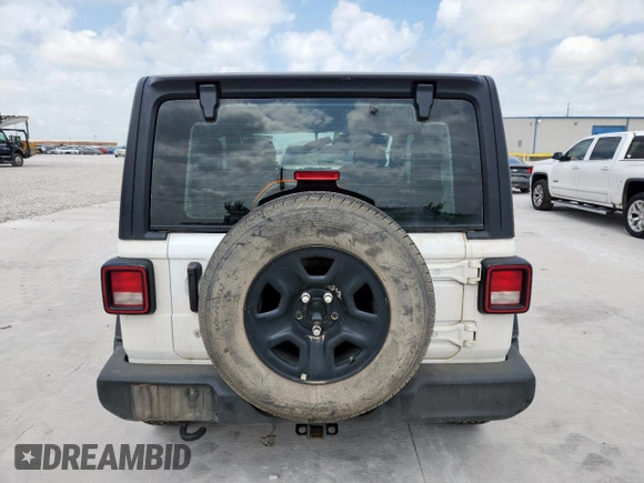 2023 Jeep Wrangler Sport with VIN 1C4HJXAG4PW667732, listed as a Copart auction lot 61261215 with 48,089 mi miles and Salvage title. Bid and sale history available at DreamBid. Image 6.