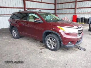 2014 Toyota Highlander XLE z VIN 5TDJKRFH9ES059309, wystawiony jako IAAI lot #42071974 z przebiegiem 130 138 mil mil oraz . Historia ofert i sprzedaży dostępna na DreamBid. Obrazek 1.