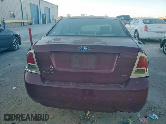 2006 Ford Fusion SE with VIN 3FAFP07Z96R184508, listed as a Copart auction lot 50187045 with 87,384 mi miles and Clean Title. Bid and sale history available at DreamBid. Image 6.