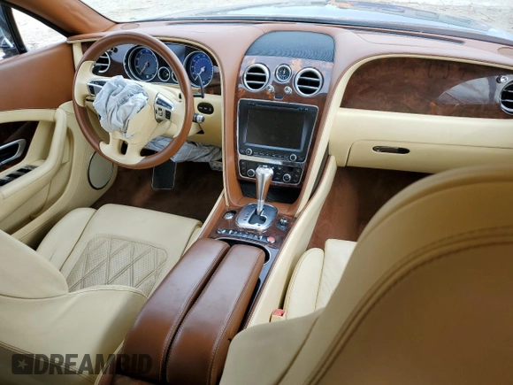 2012 Bentley Continental GT with VIN SCBFR7ZA9CC072213, listed as a Copart auction lot 41844494 with Not Provided miles and . Bid and sale history available at DreamBid. Image 8.