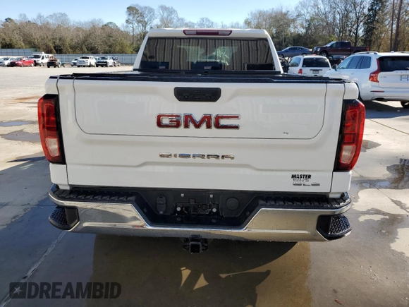 2022 GMC Sierra 1500 with VIN 1GTRHBEDXNZ612796, listed as a Copart auction lot 86163974 with 13,370 mi miles and Salvage Title. Bid and sale history available at DreamBid. Image 6.