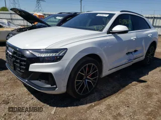 2022 Audi Q8 Premium Plus with VIN WA1EVBF1XND024495, listed as a Copart auction lot 52936274 with 18,494 mi miles and Salvage Title. Bid and sale history available at carsss.com. Image 1.