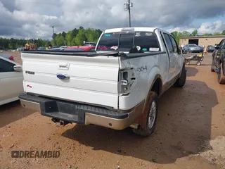 2011 Ford F-150 XLT with VIN 1FTFW1ET7BKD50847, listed as a IAAI auction lot 42007868 with 164,463 mi miles and . Bid and sale history available at DreamBid. Image 4.