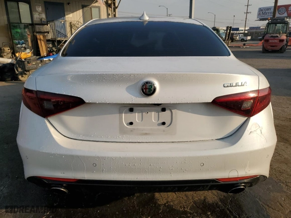 2017 Alfa Romeo Giulia Ti with VIN ZARFAECN0H7544096, listed as a Copart auction lot 87933075 with 67,101 mi miles and Salvage Title. Bid and sale history available at carsss.com. Image 6.