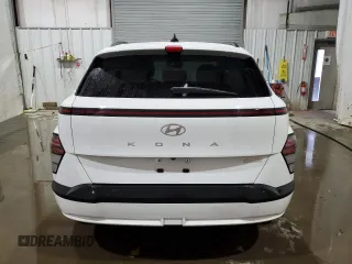 2024 Hyundai Kona SEL with VIN KM8HC3A63RU005581, listed as a Copart auction lot 82802834 with 9,898 mi miles and Salvage Title. Bid and sale history available at DreamBid. Image 6.