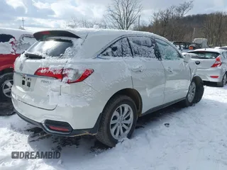 2018 Acura RDX w/Technology Pkg with VIN 5J8TB4H5XJL009580, listed as a IAAI auction lot 41592237 with 1 mi miles. Bid and sale history available at carsss.com. Image 4.