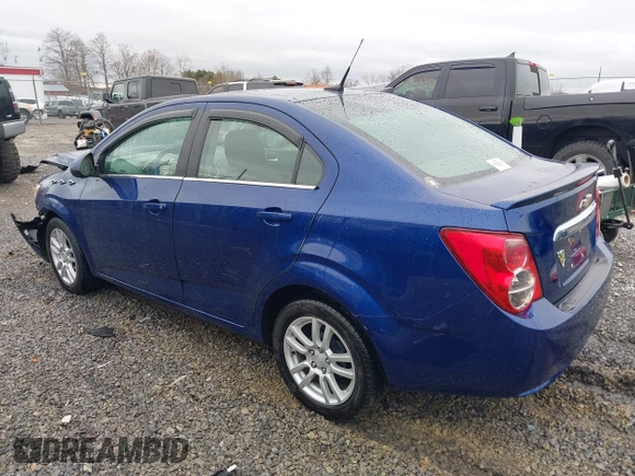2013 Chevrolet Sonic LT with VIN 1G1JC5SH9D4251652, listed as a IAAI auction lot 41795018 with 45,268 mi miles and . Bid and sale history available at DreamBid. Image 3.