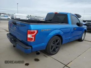 2020 Ford F-150 XL with VIN 1FTMF1C54LKF27495, listed as a Copart auction lot 50163175 with 113,897 mi miles and Salvage Title. Bid and sale history available at carsss.com. Image 3.