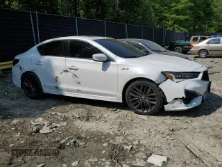 2020 Acura ILX Premium with VIN 19UDE2F87LA001741, listed as a Copart auction lot 55400885 with 58,344 mi miles and Salvage title. Bid and sale history available at DreamBid. Image 4.