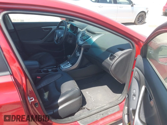 2012 Hyundai Elantra Limited with VIN KMHDH4AE8CU449009, listed as a IAAI auction lot 42228159 with 104,018 mi miles and . Bid and sale history available at DreamBid. Image 5.