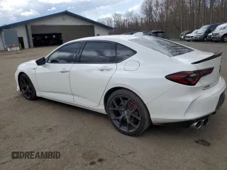2023 Acura TLX Type S w/Performance Tire with VIN 19UUB7F9XPA004217, listed as a Copart auction lot 52958995 with 20,263 mi miles and Salvage Title. Bid and sale history available at carsss.com. Image 2.