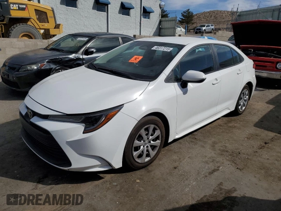 2023 Toyota Corolla LE with VIN 5YFB4MDE3PP014694, listed as a Copart auction lot 46317215 with 0 mi miles and Non Repairable. Bid and sale history available at carsss.com. Image 1.