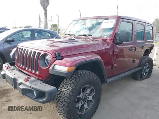 2021 Jeep Wrangler Unlimited Rubicon z VIN 1C4HJXFG0MW575473, wystawiony jako IAAI lot #41681352 z przebiegiem 54 968 mil mil oraz . Historia ofert i sprzedaży dostępna na DreamBid. Obrazek 2.