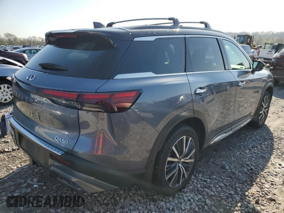 2023 Infiniti QX60 Autograph z VIN 5N1DL1HUXPC363206, wystawiony jako Copart lot #50964475 z przebiegiem 36 851 mil mil oraz Szkoda całkowita • Salvage title. Historia ofert i sprzedaży dostępna na DreamBid. Obrazek 3.