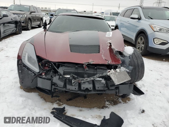 2018 Chevrolet Corvette Grand Sport 2LT with VIN 1G1YX2D70J5100047, listed as a Copart auction lot 84485544 with 0 mi miles and Salvage Title. Bid and sale history available at carsss.com. Image 5.