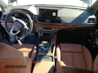 2023 Audi Q5 S line Prestige with VIN WA1FAAFY7P2001746, listed as a Copart auction lot 72766942 with 1,262 mi miles. Bid and sale history available at carsss.com. Image 8.