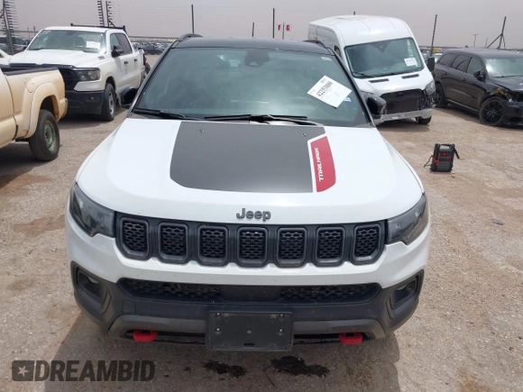 2023 Jeep Compass Trailhawk with VIN 3C4NJDDN3PT544408, listed as a IAAI auction lot 42253800 with 53,105 mi miles and . Bid and sale history available at DreamBid. Image 6.