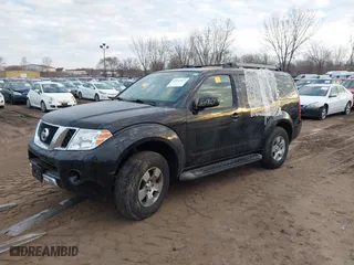 2012 Nissan Pathfinder SV with VIN 5N1AR1NN6CC629491, listed as a IAAI auction lot 41876927 with 165,887 mi miles. Bid and sale history available at carsss.com. Image 2.