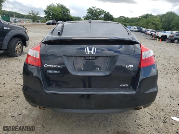 2012 Honda Crosstour EX-L with VIN 5J6TF2H59CL011955, listed as a Copart auction lot 66529224 with 0 mi miles and Salvage Title. Bid and sale history available at carsss.com. Image 6.