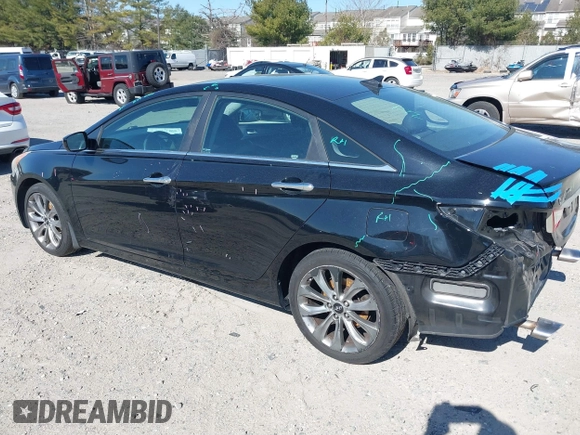 2011 Hyundai Sonata SE with VIN 5NPEC4AC4BH304497, listed as a IAAI auction lot 41738648 with 156,917 mi miles. Bid and sale history available at carsss.com. Image 3.