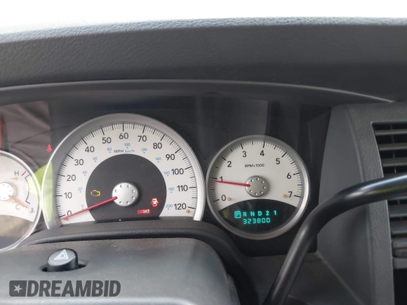 2005 Dodge Durango SLT with VIN 1D4HD48N15F612892, listed as a IAAI auction lot 41828230 with 323,800 mi miles and . Bid and sale history available at DreamBid. Image 7.