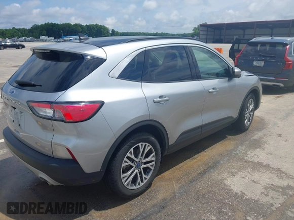 2021 Ford Escape SEL with VIN 1FMCU0H6XMUB20523, listed as a IAAI auction lot 42446320 with 37,681 mi miles and . Bid and sale history available at DreamBid. Image 4.