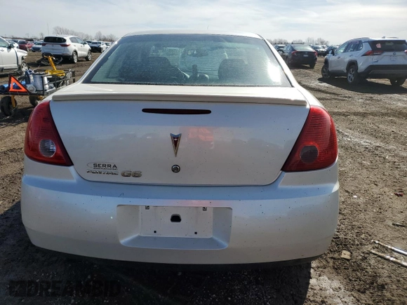 2008 Pontiac G6 with VIN 1G2ZG57B384303581, listed as a Copart auction lot 49899205 with 176,854 mi miles and Salvage Title. Bid and sale history available at carsss.com. Image 6.