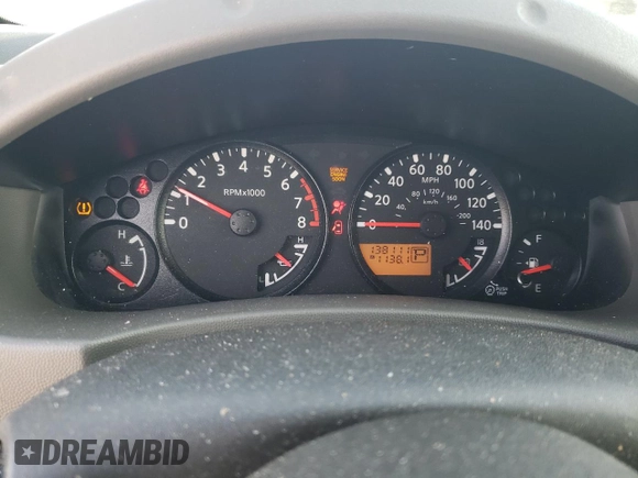 2010 Nissan Xterra S with VIN 5N1AN0NU1AC522911, listed as a Copart auction lot 83322994 with 138,111 mi miles and Salvage Title. Bid and sale history available at DreamBid. Image 9.