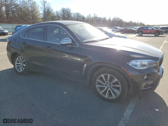2017 BMW X6 xDrive35i with VIN 5UXKU2C3XH0U29333, listed as a Copart auction lot 87265054 with 80,026 mi miles and Salvage Title. Bid and sale history available at carsss.com. Image 4.