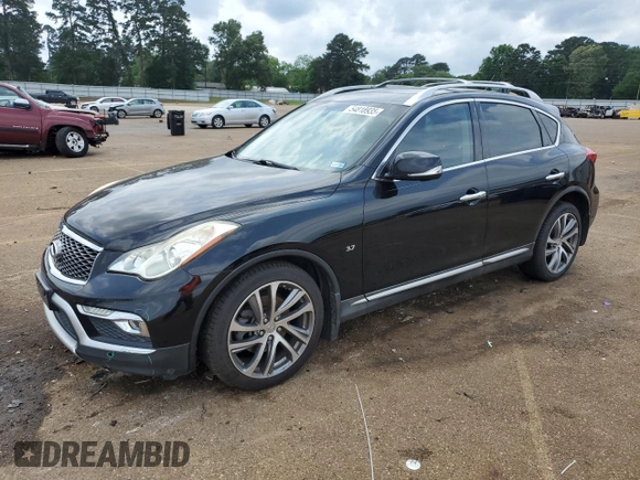 2016 Infiniti QX50 with VIN JN1BJ0RP9GM234276, listed as a Copart auction lot 54818935 with 146,028 mi miles and Salvage Title. Bid and sale history available at DreamBid. Image 1.
