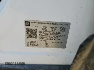 2020 GMC Terrain SLE with VIN 3GKALMEV8LL109289, listed as a Copart auction lot 46457925 with 91,511 mi miles and Salvage Title. Bid and sale history available at DreamBid. Image 15.