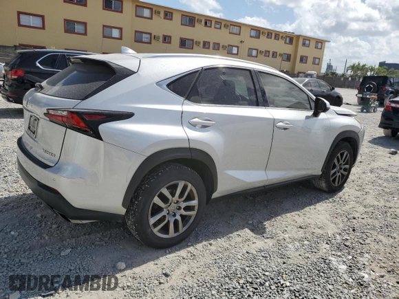 2015 Lexus NX 200t with VIN JTJYARBZ6F2016701, listed as a Copart auction lot 55322835 with 110,050 mi miles and Salvage title. Bid and sale history available at DreamBid. Image 3.