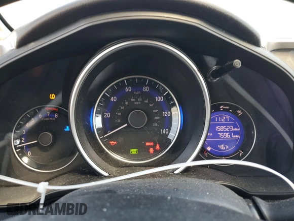 2018 Honda Fit LX with VIN 3HGGK5G44JM718570, listed as a Copart auction lot 74830344 with 158,523 mi miles and Salvage Title. Bid and sale history available at DreamBid. Image 9.