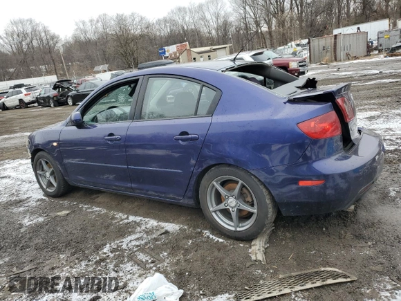 2006 Mazda 3 i with VIN JM1BK12F361490107, listed as a Copart auction lot 86962344 with 209,313 mi miles and Salvage Title. Bid and sale history available at carsss.com. Image 2.