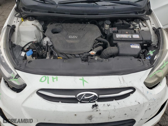 2016 Hyundai Accent SE with VIN KMHCT4AE9GU962740, listed as a Copart auction lot 53553055 with 134,145 mi miles and Salvage Title. Bid and sale history available at carsss.com. Image 11.