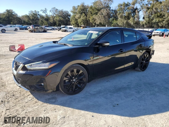 2019 Nissan Maxima SV with VIN 1N4AA6AVXKC374931, listed as a Copart auction lot 45708235 with 35,895 mi miles and Salvage Title. Bid and sale history available at DreamBid. Image 1.