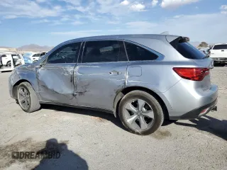 2016 Acura MDX with VIN 5FRYD4H29GB040916, listed as a Copart auction lot 43081035 with 85,255 mi miles and Salvage Title. Bid and sale history available at carsss.com. Image 2.
