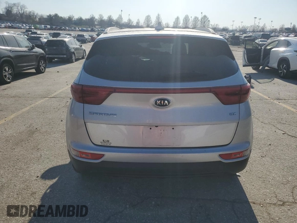 2017 Kia Sportage EX with VIN KNDPNCAC3H7071867, listed as a Copart auction lot 48425195 with 145,237 mi miles and Salvage title. Bid and sale history available at DreamBid. Image 6.