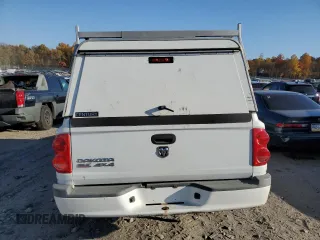 2008 Dodge Dakota SLT with VIN 1D7HW42KX8S520381, listed as a Copart auction lot 76985824 with Not Provided miles and Salvage Title. Bid and sale history available at carsss.com. Image 6.