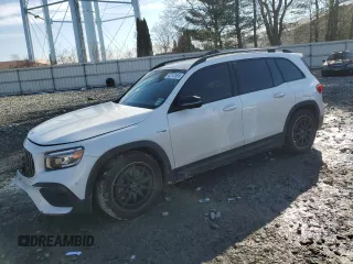 2021 Mercedes-Benz GLB with VIN W1N4M5BB6MW086010, listed as a Copart auction lot 42741805 with 41,017 mi miles and Salvage Title. Bid and sale history available at carsss.com. Image 1.