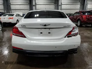 2020 Genesis G70 2.0T с VIN KMTG44LA6LU055517, выставлен на аукционе Copart как лот 44498445 с пробегом 76 816 миль миль и Списание • Salvage title. История ставок и продаж доступна на DreamBid. Изображение 6.