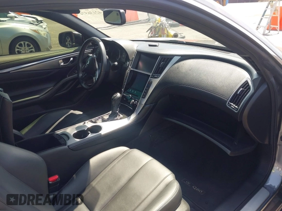 2017 Infiniti Q60 Premium with VIN JN1CV7EK5HM110549, listed as a IAAI auction lot 42136574 with 77,009 mi miles and . Bid and sale history available at DreamBid. Image 5.