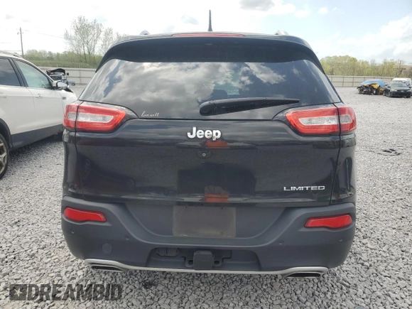 2015 Jeep Cherokee Limited with VIN 1C4PJLDS6FW553847, listed as a Copart auction lot 51585695 with 87,929 mi miles and Clean Title. Bid and sale history available at DreamBid. Image 6.