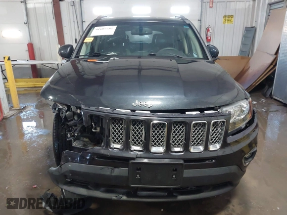 2015 Jeep Compass High Altitude Edition with VIN 1C4NJDEB1FD333345, listed as a IAAI auction lot 41607781 with 98,210 mi miles. Bid and sale history available at carsss.com. Image 12.