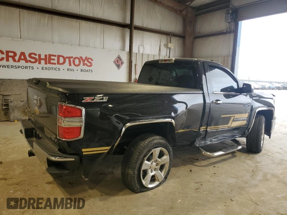 2015 Chevrolet Silverado 1500 LT with VIN 1GCNKREC3FZ433761, listed as a Copart auction lot 49672965 with 52,155 mi miles and Salvage Title. Bid and sale history available at carsss.com. Image 3.