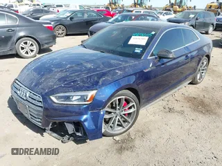 2018 Audi S5 Premium Plus z VIN WAUP4AF54JA027142, wystawiony jako IAAI lot #41856305 z przebiegiem 66 742 mil mil oraz . Historia ofert i sprzedaży dostępna na DreamBid. Obrazek 2.