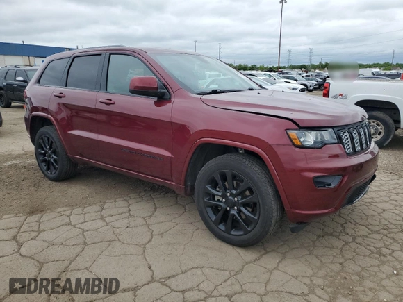 2017 Jeep Grand Cherokee Laredo with VIN 1C4RJFAG4HC885963, listed as a Copart auction lot 58713705 with 95,071 mi miles and Clean title. Bid and sale history available at DreamBid. Image 4.