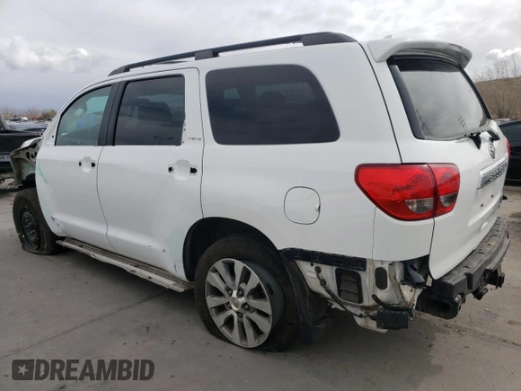2017 Toyota Sequoia Limited with VIN 5TDJW5G11HS147693, listed as a Copart auction lot 48487305 with 163,857 mi miles and Salvage Title. Bid and sale history available at carsss.com. Image 2.