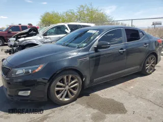 2015 Kia Optima LX with VIN 5XXGM4A77FG355230, listed as a Copart auction lot 55334165 with 123,567 mi miles and Clean title. Bid and sale history available at DreamBid. Image 1.